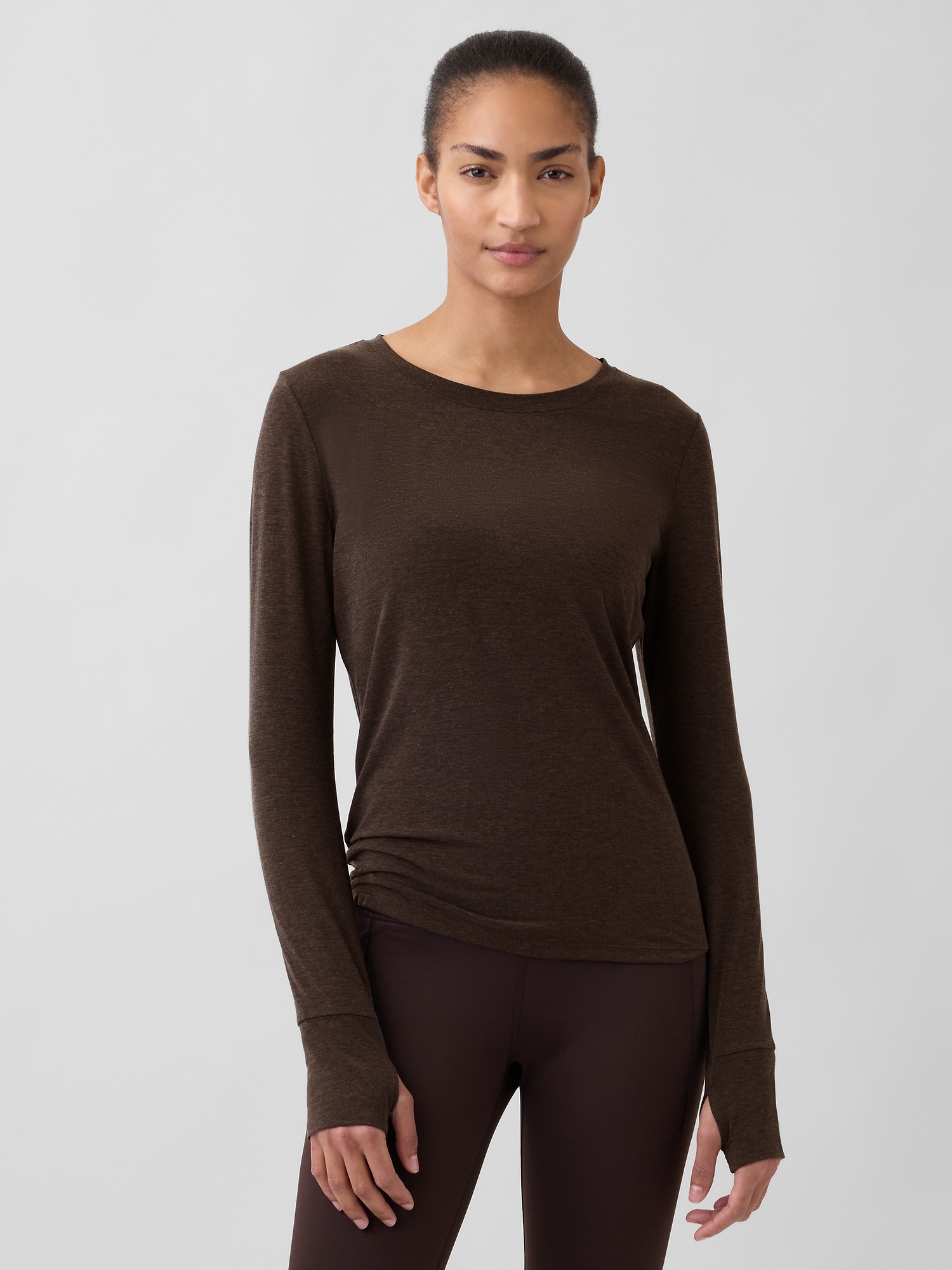 GapFit Breathe T-Shirt - Terra Brown