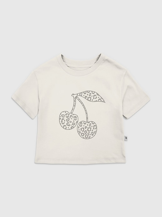 Image number 1 showing, Toddler Leopard Cherries Graphic T-Shirt