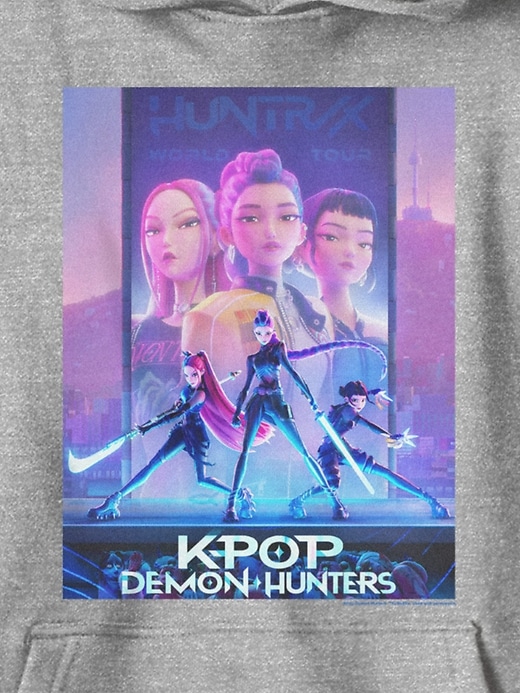 Image number 3 showing, Kids K-Pop Demon Hunters Poster Graphic Sweatshirt