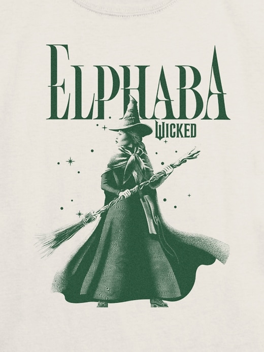 Image number 3 showing, Kids Wicked Elphaba Graphic T-Shirt