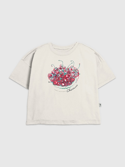 Image number 1 showing, Kids Painted Cherries Graphic T-Shirt