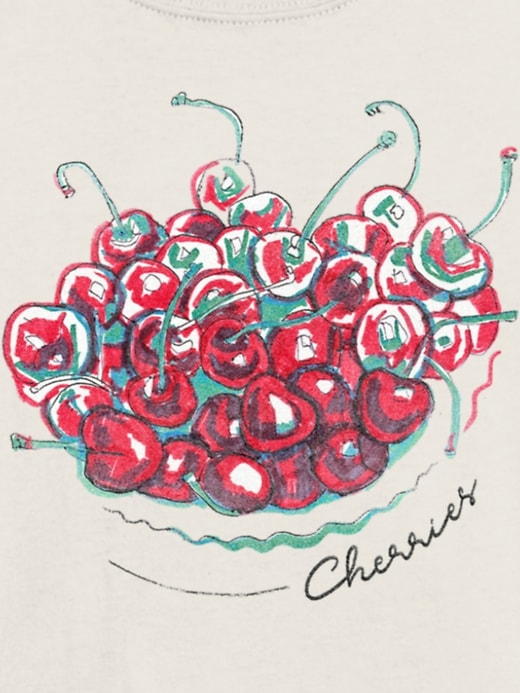 Image number 3 showing, Kids Painted Cherries Graphic T-Shirt