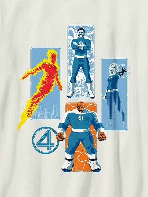 Image number 3 showing, Kids Fantastic Four Family Graphic T-Shirt
