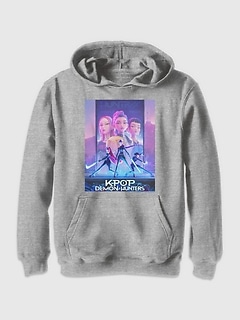 Kids K-Pop Demon Hunters Poster Graphic Sweatshirt
