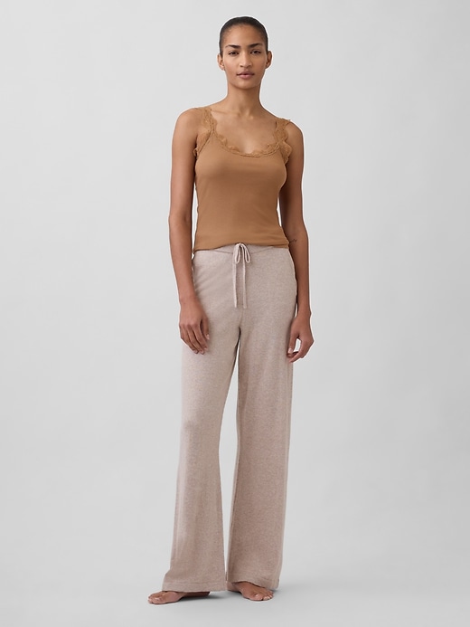 Image number 2 showing, Mini Rib Lace PJ Tank Top