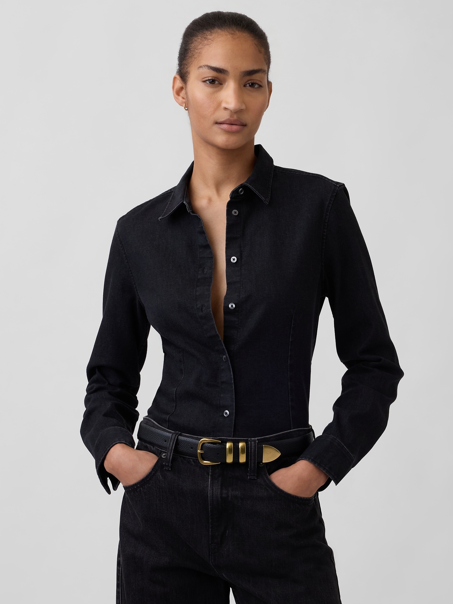 Pebbled Leather Belt