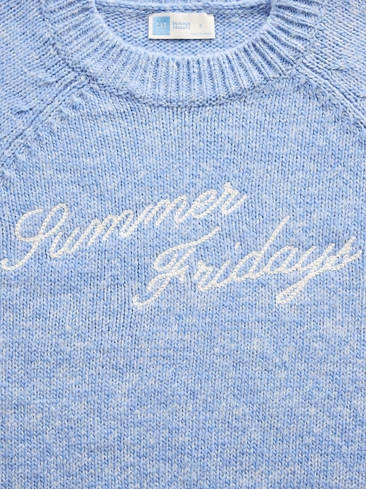 Image number 4 showing, Gap × Summer Fridays Oversized Logo Sweater
