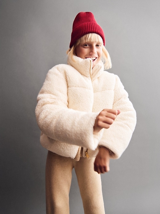 Image number 6 showing, Kids Sherpa Puffer Jacket