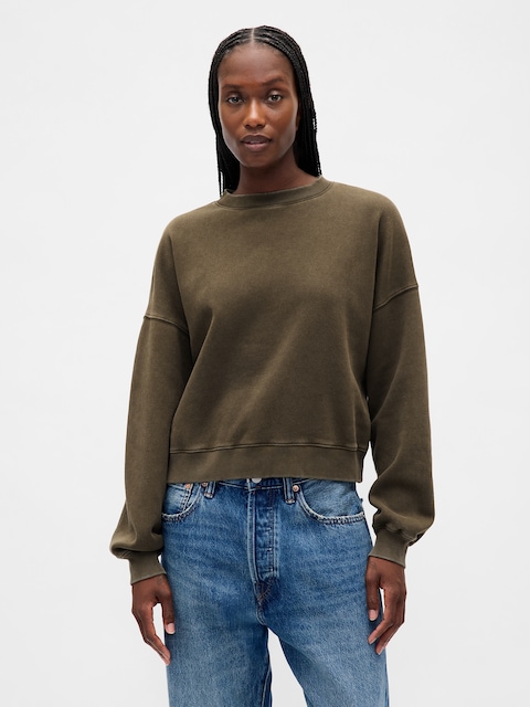 VintageSoft Wedge Crewneck Sweatshirt