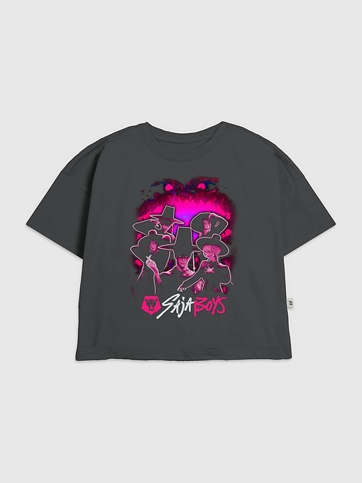 Image number 1 showing, Kids K-Pop Demon Hunters Saja Boys Dark Graphic T-Shirt
