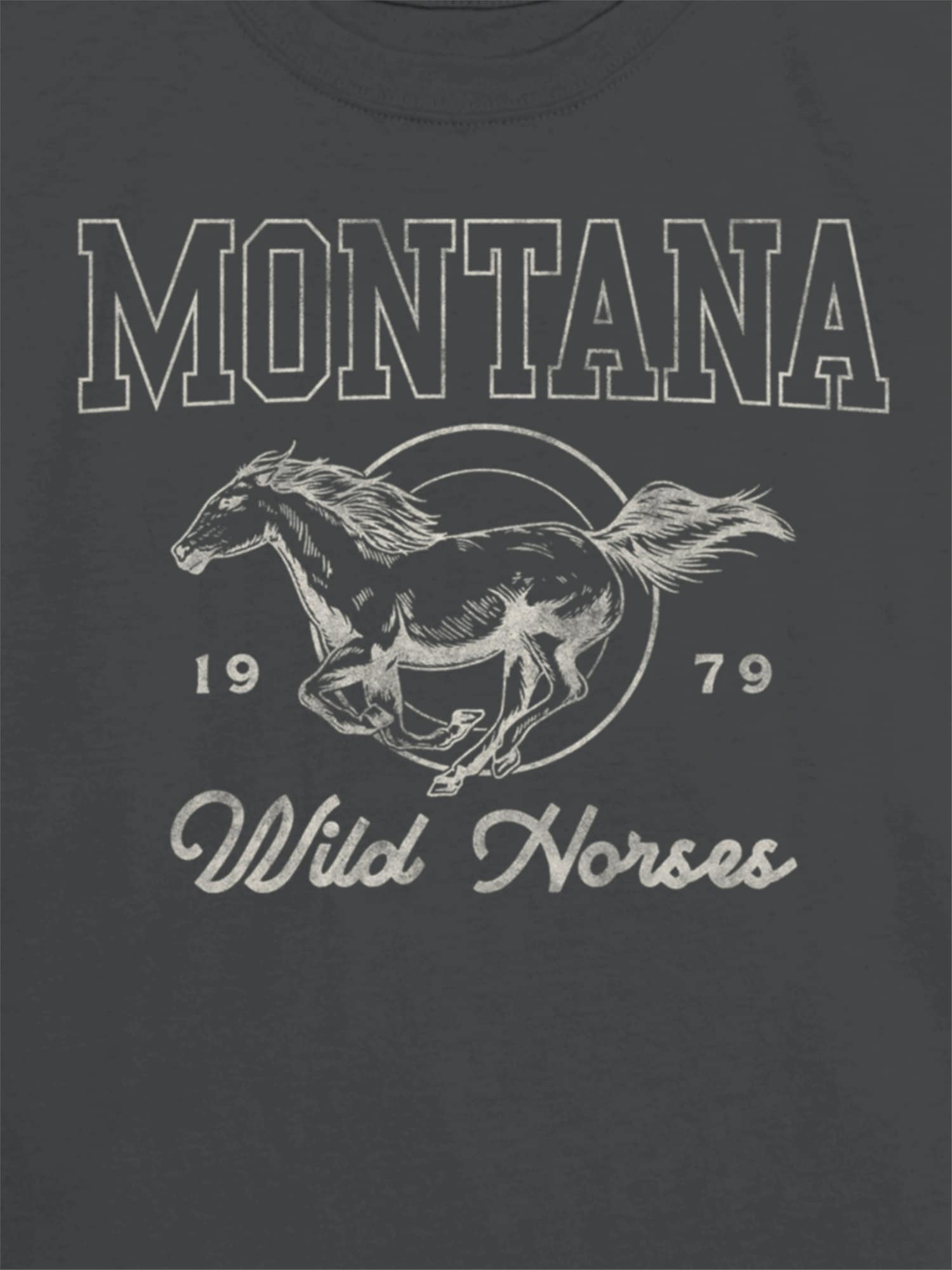 Kids Montana Wild Horse Graphic T-Shirt