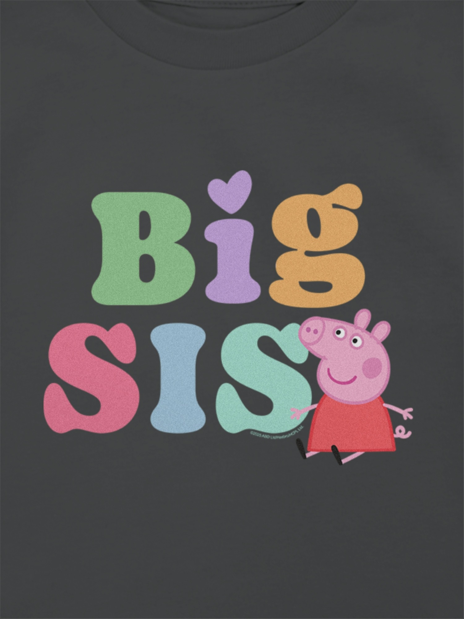 Футболка Gap Peppa Pig Sisters Graphic T-Shirt для малышей, цвет: Moonless Night — фото 3