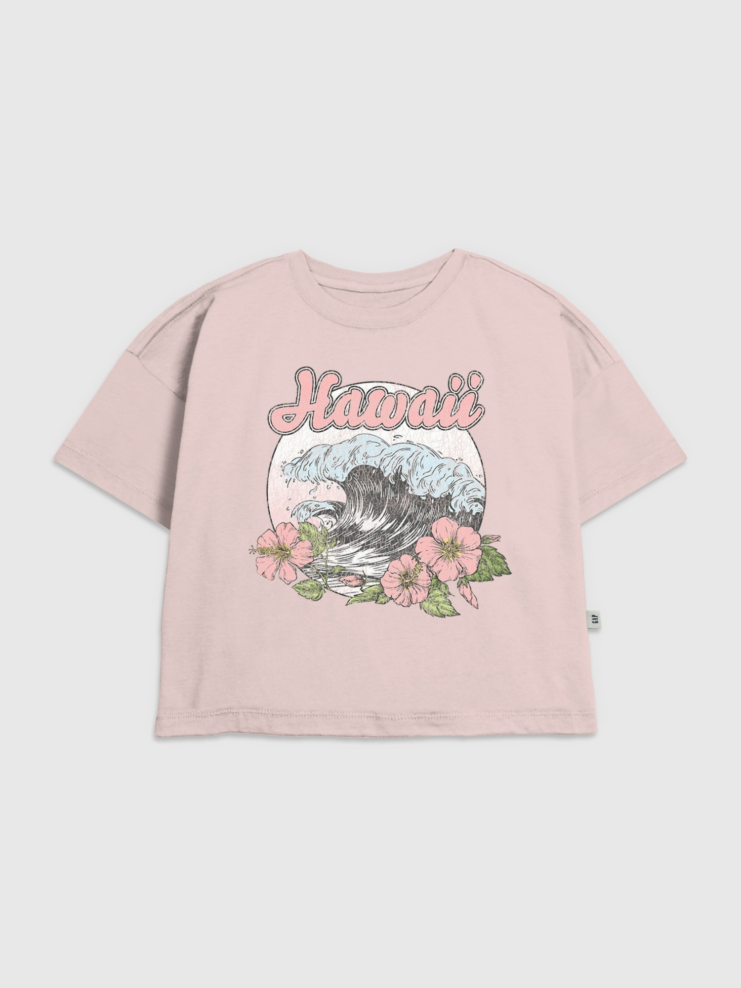 Kids Hawaii Floral Graphic T-Shirt