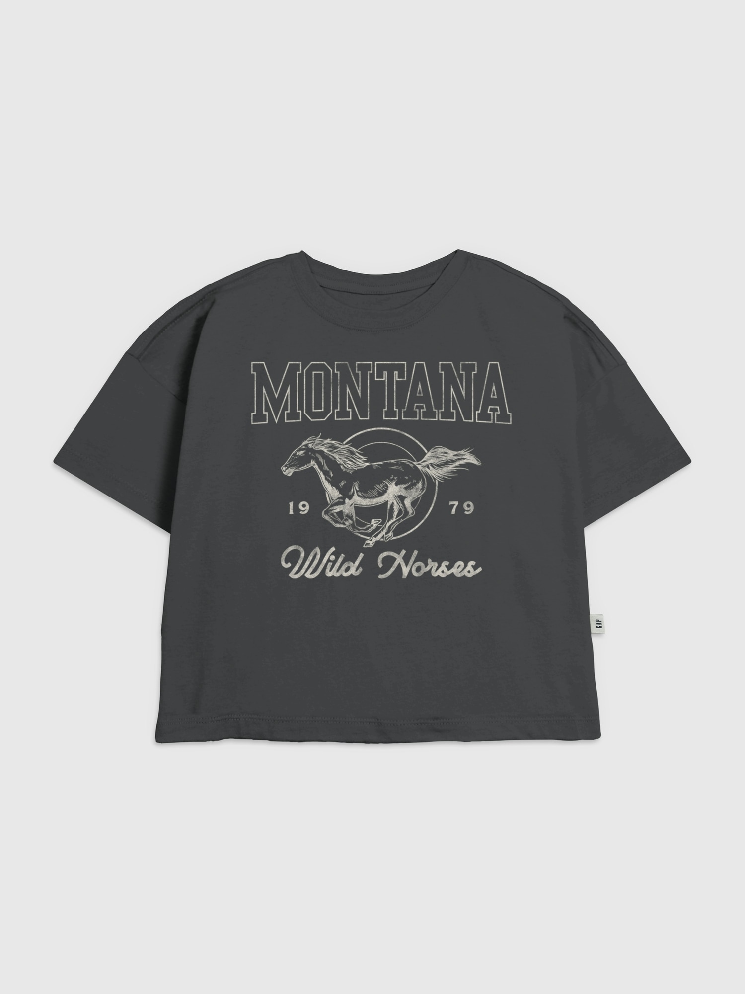 Kids Montana Wild Horse Graphic T-Shirt