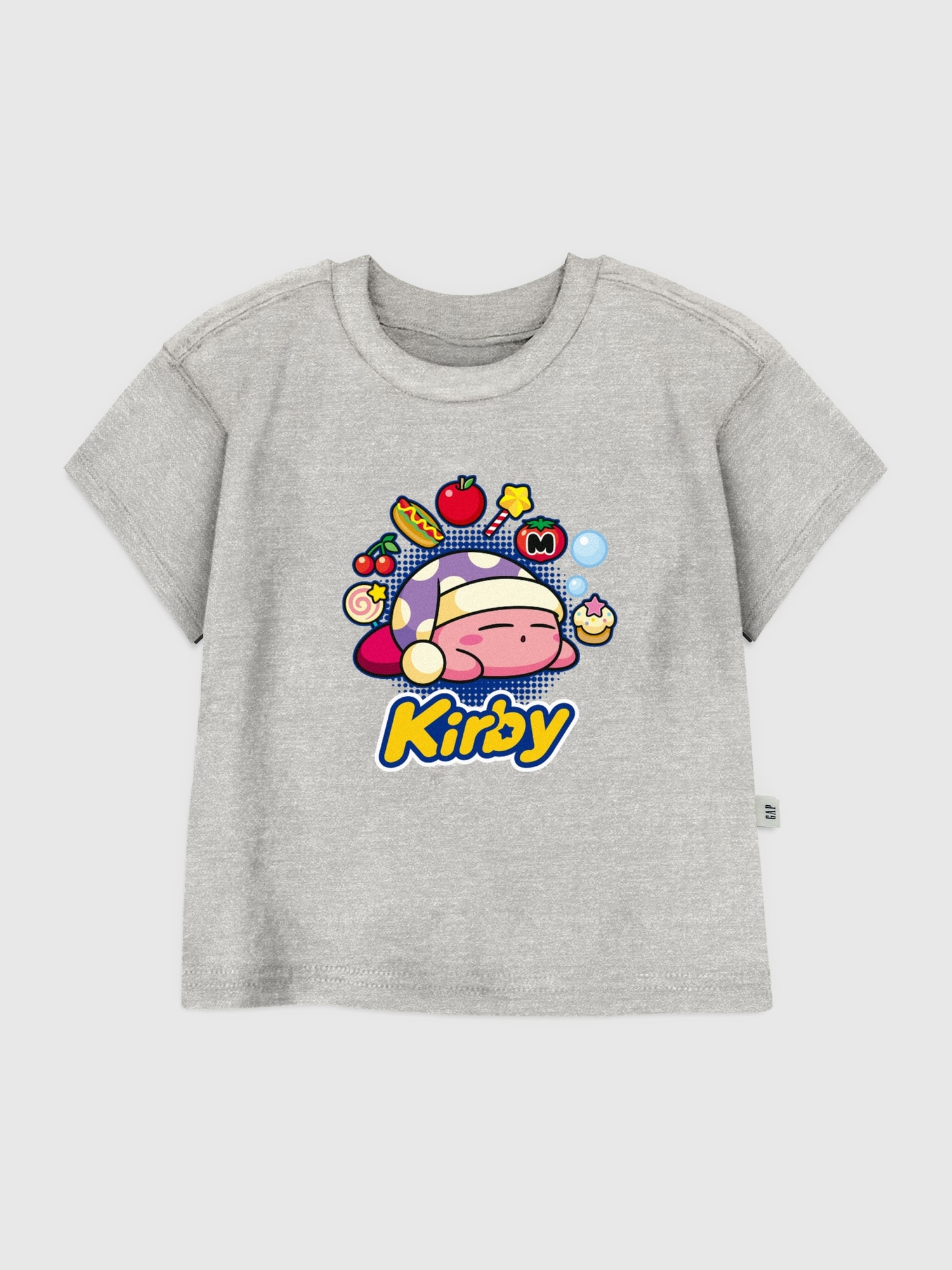 Toddler Kirby Sleepy Snacks Graphic T-Shirt