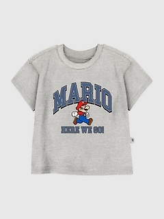 Toddler Mario Here We Go Graphic T-Shirt
