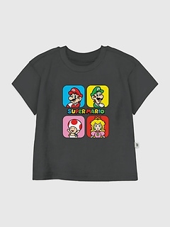 Toddler Super Mario Box Up Graphic T-Shirt
