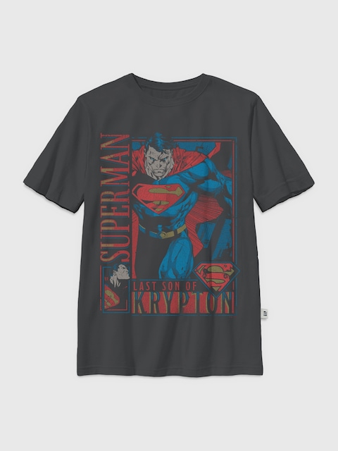 Kids Superman Retro Graphic T-Shirt