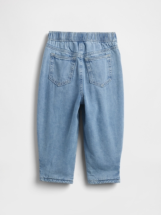Baby & Toddler Cozy-Lined Barrel Jeans
