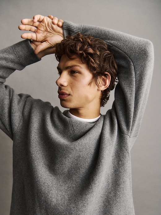 Image number 5 showing, Heavyweight CashSoft Crewneck Sweater