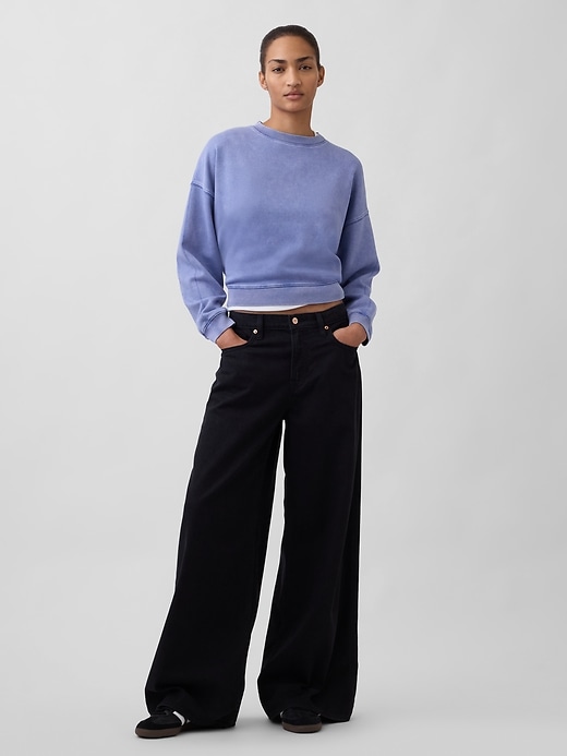 Image number 2 showing, VintageSoft Wedge Crewneck Sweatshirt