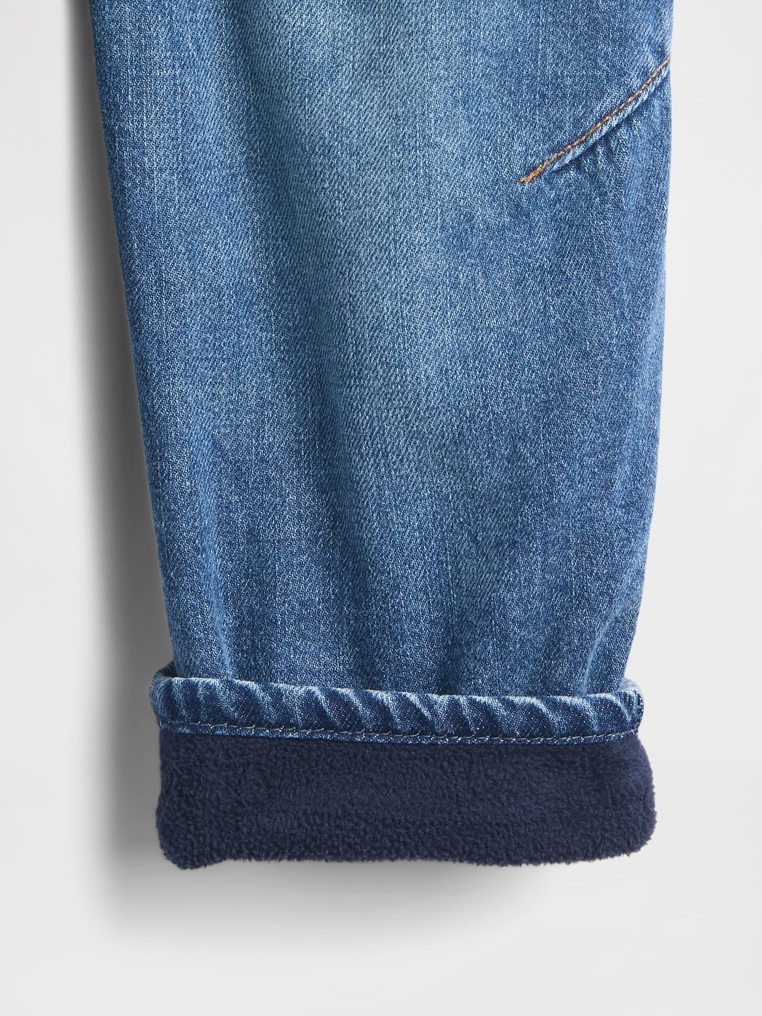 Baby & Toddler Cozy-Lined Barrel Jeans