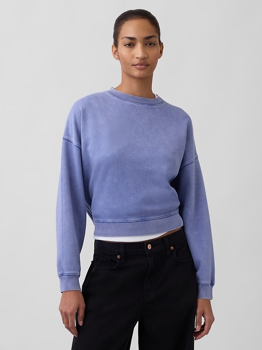 Image number 1 showing, VintageSoft Wedge Crewneck Sweatshirt