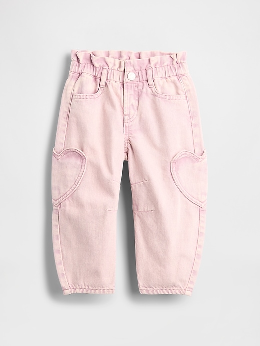 Image number 1 showing, Baby & Toddler Heart Pocket Horseshoe Jeans