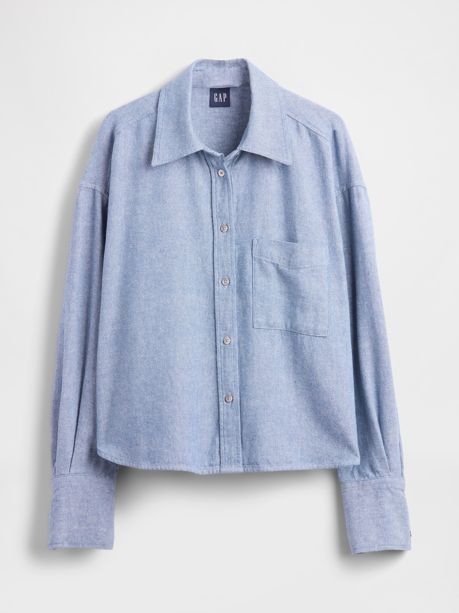 Linen-Cotton Oversized Shirt