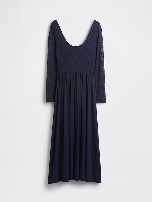 Image number 5 showing, Mixed Media Maxi Dress