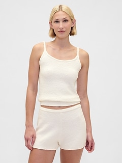 CashSoft Boucle Sweater Tank Top