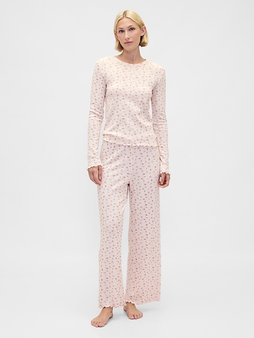 Image number 2 showing, Pointelle PJ Top