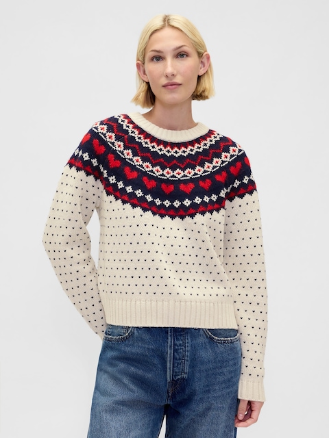 Cotton-Blend Raglan Crewneck Sweater