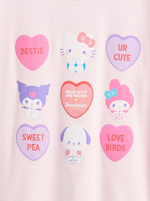 Image number 4 showing, Kids Hello Kitty Oversized Graphic T-Shirt