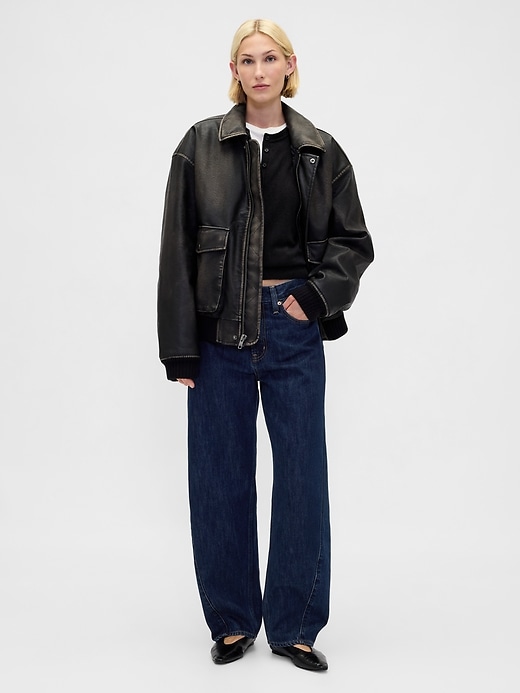 Image number 2 showing, CashSoft Henley Sweater