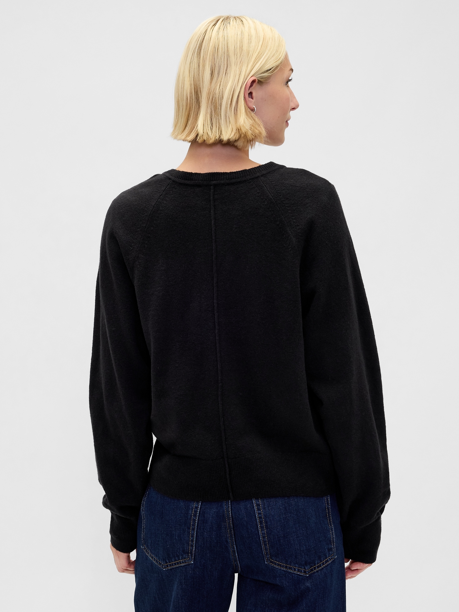 CashSoft Henley Sweater