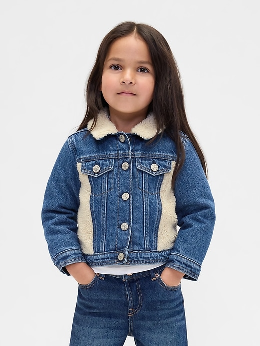 Baby & Toddler Sherpa Icon Denim Jacket