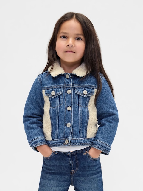 Baby & Toddler Sherpa Icon Denim Jacket