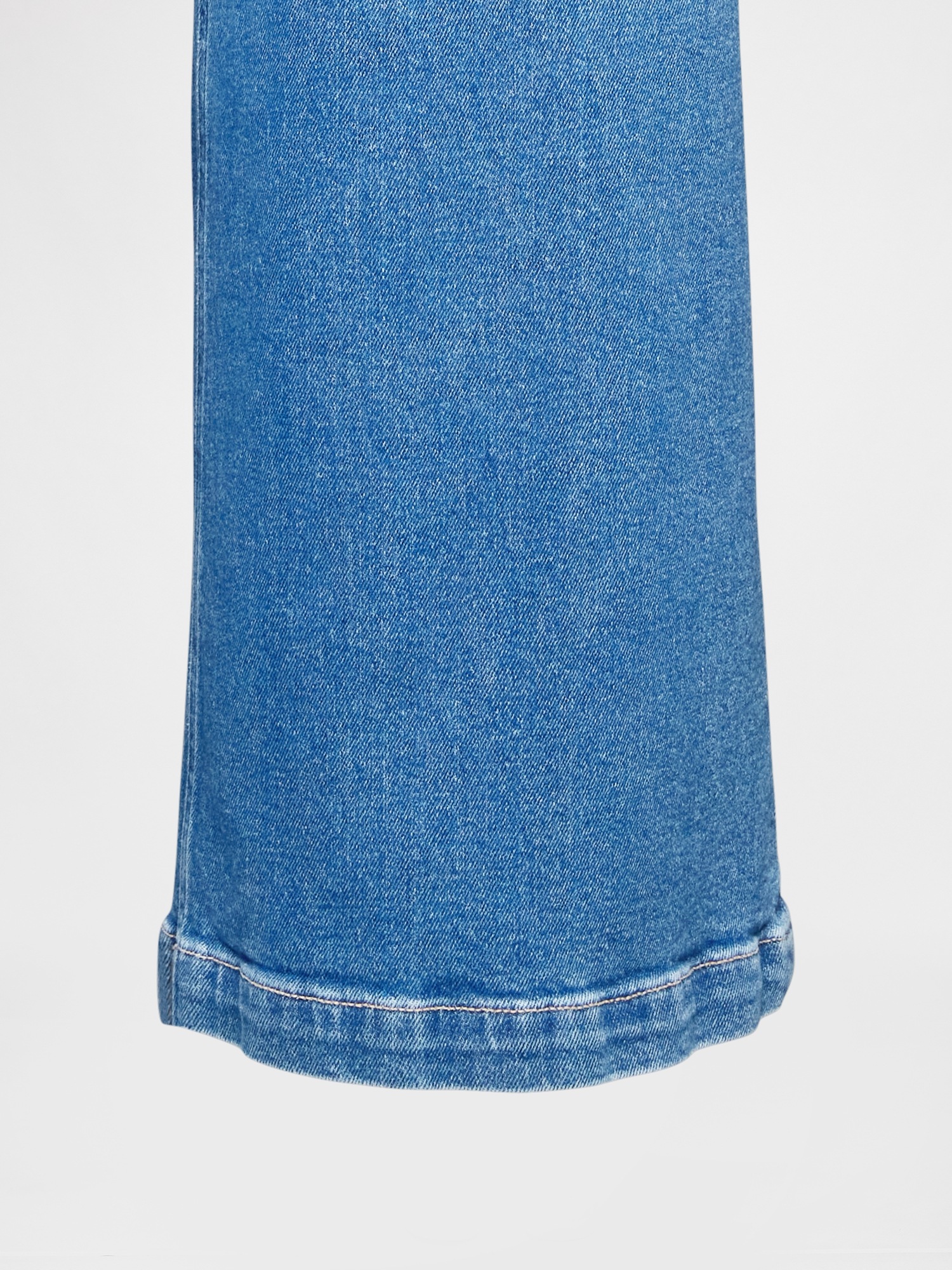 Женские джинсы Gap Extra High Rise Stride Wide-Leg, цвет: Светлый индиго — фото 7