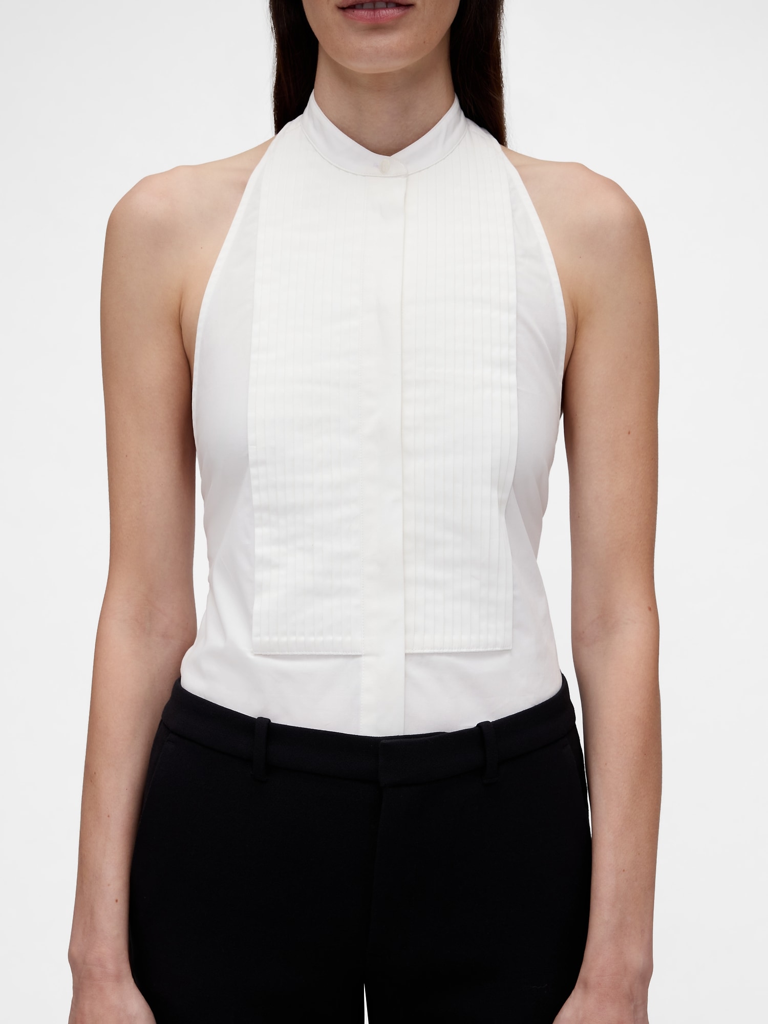 GapStudio Poplin Tuxedo Shirt