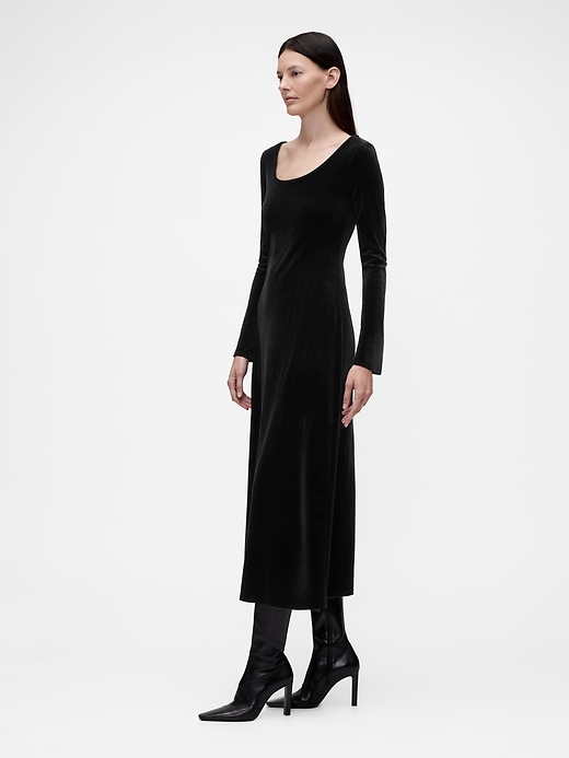 Image number 3 showing, GapStudio Velvet Midi Dress