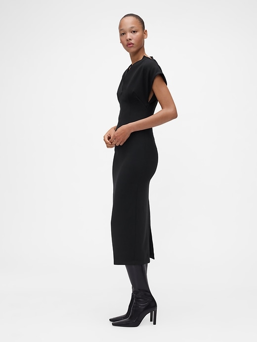 Image number 3 showing, GapStudio Structured Midi Dress