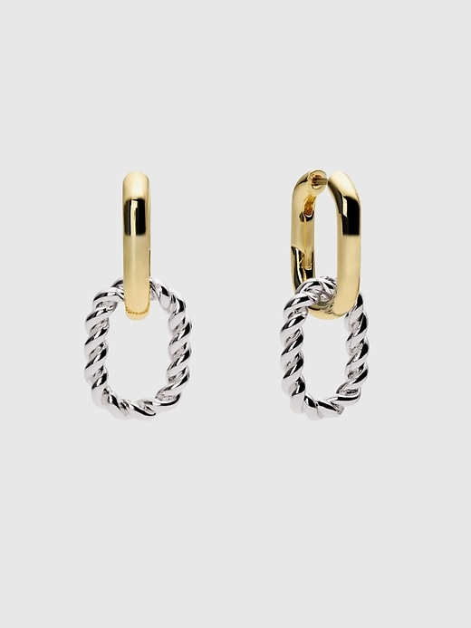 Image number 1 showing, Ana Luisa Ash Double Hoop Earrings