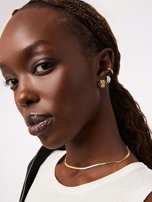 Image number 3 showing, Ana Luisa Eden Hoop Earrings