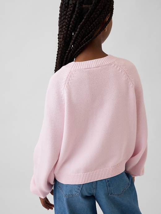 Kids Relaxed Graphic Crewneck Sweater