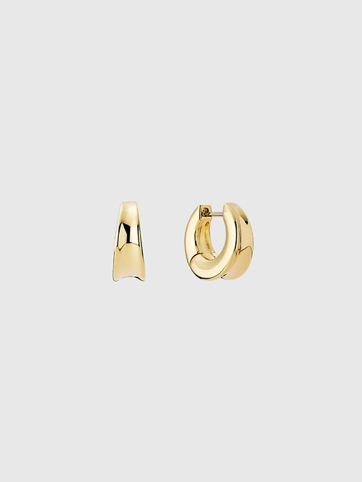 Image number 1 showing, Ana Luisa Wade Mini Huggie Hoop Earrings