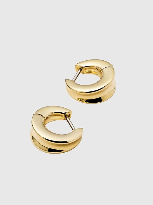 Image number 4 showing, Ana Luisa Wade Mini Huggie Hoop Earrings