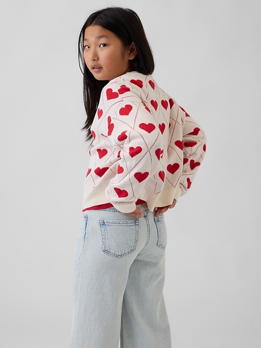 Image number 3 showing, Kids Relaxed Graphic Crewneck Sweater