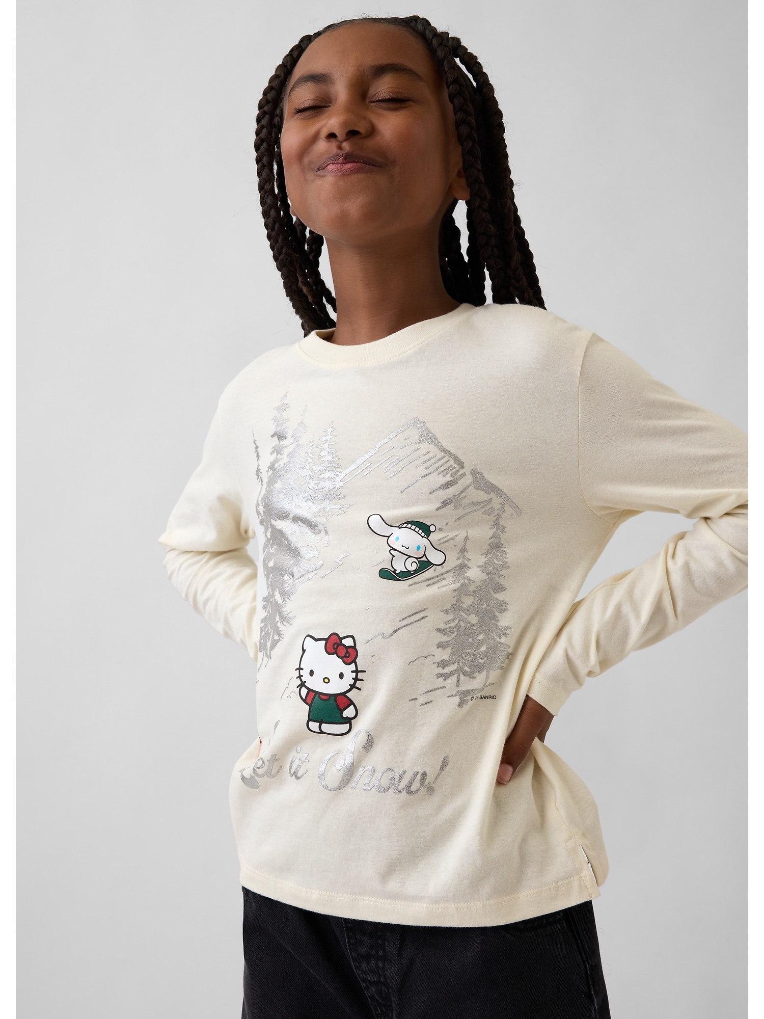 Kids Oversized Graphic T-Shirt