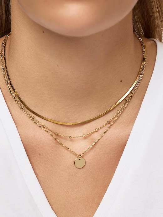 Image number 2 showing, Ana Luisa Willow Coin Necklace Set